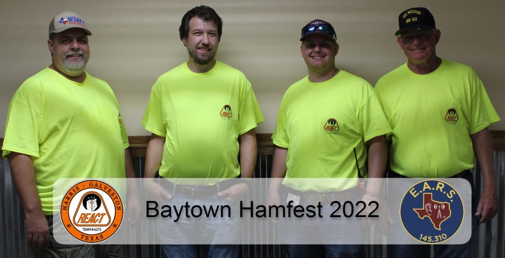 REACT Team Assist during Baytown Hamfest