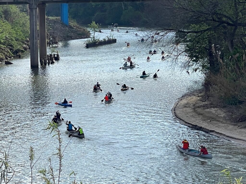 REACT Assists Agencies with Buffalo Bayou Regatta.